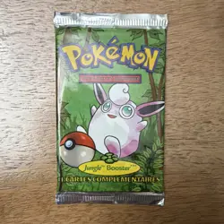 Pokemon TCG Jungle Sealed Booster Pack 11 Cards French Wigglytuff - Image 1