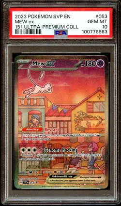 PSA 10 GEM MINT Mew Ex 053 SVP Black Star PROMO SVP053 Pokemon Card 863 - Image 1