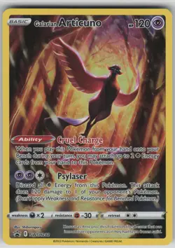 Galarian Articuno Promo SWSH: Sword & Shield Promo Cards SWSH282 LP - Image 1