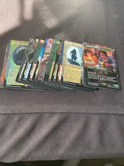 MTG Lord Of The Rings Tales Of Middle Earth- 19 Cards All Rare Borderless Lot - Image 1