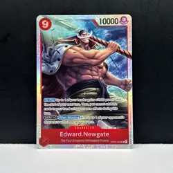 One Piece Bandai Edward.Newgate OP02-004 Paramount War Character Special Card - Image 1