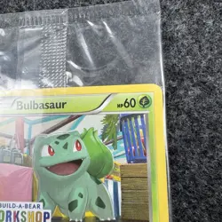 Bulbasaur 1/108 Build A Bear Workshop Promo Pokemon Card Sealed - Image 3