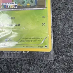 Bulbasaur 1/108 Build A Bear Workshop Promo Pokemon Card Sealed - Image 4