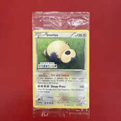 Build a Bear Pokemon Card Snorlax Promo Trading Card 80/106 SEALED STAMPED NM/M - Image 1