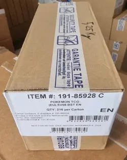 SEALED CASE - 6 x Surging Sparks Booster Display Box S&V Pokemon Cards! 36 Packs - Image 2