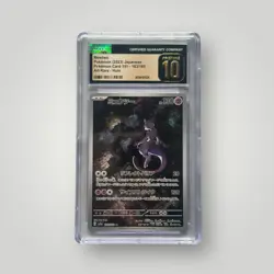 CGC 10 Pristine Mewtwo 183/165 AR Art Rare 151 sv2a Pokemon Card - Image 1