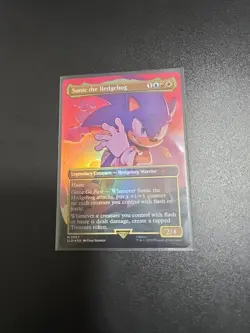 MTG Sonic the Hedgehog (Rainbow Foil) Secret Lair x Sonic 2087 NM - Image 2
