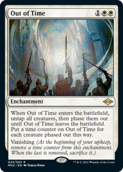 x1 Out of Time - Foil R MTG Modern Horizons 2 M/NM, English - Image 1