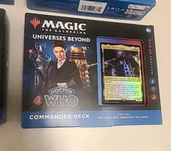 Magic The Gathering Doctor Who Set of All 4 Commander Decks Complete - Image 5