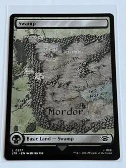 Swamp Mordor & Gorgoroth 277 MTG LOTR Middle Earth 2023 Mint - 9.0 + Non Foil - Image 2