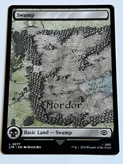 Swamp Mordor & Gorgoroth 277 MTG LOTR Middle Earth 2023 Mint - 9.0 + Non Foil - Image 4