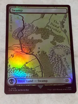MTG Tales of Middle-Earth LOTR SWAMP FOIL #276 NM - Image 1