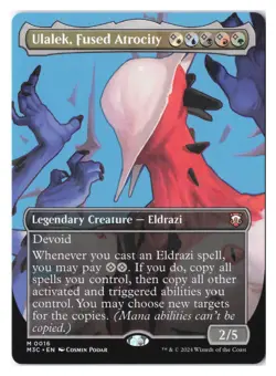 Ulalek, Fused Atrocity (Borderless) M Commander: Modern Horizons 3 16 NM - Image 1