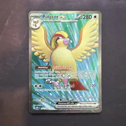 Pokemon Near Mint Scarlet & Violet Obsidian Flames #217/197 Pidgeot ex - Image 1
