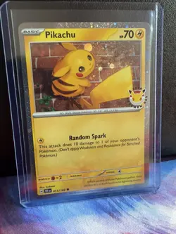 Pokemon TCG Pikachu Pokemon Day Promo 30th Year 2026 051/162 - Image 1