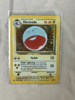 Pokemon TCG Electrode Jungle 2/64 Holo Unlimited Holo Rare - Image 1