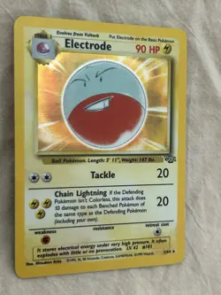 Pokemon TCG Electrode Jungle 2/64 Holo Unlimited Holo Rare - Image 3