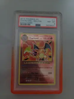 Charizard 11/108 Pokemon TCG XY Evolutions 2016 Reverse Holo Rare PSA 8 NM-MINT - Image 1