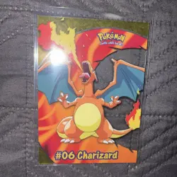 2000 Topps Pokemon TV Animation Edition Charizard Clear #PC3 - Image 1