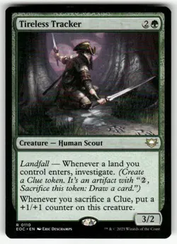 TIRELESS TRACKER #110 MTG COMMANDER: EDGE OF ETERNITIES - Image 1