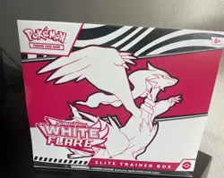 Pokemon TCG Scarlet & Violet White Flare ETB Elite Trainer Box Factory Sealed - Image 1