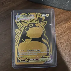 Pokemon Pikachu VMAX Gold Secret Rare Full Art Foil 188/185 310 HP Vivid Voltage - Image 1