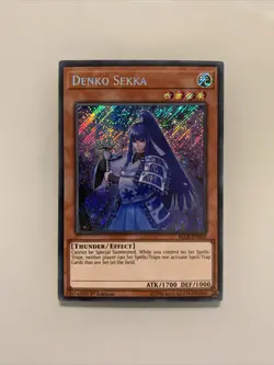 Denko Sekka | BLLR-EN052 | Secret Rare | 1st Edition | Yu-Gi-Oh! Mint Condition - Image 1
