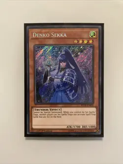 Denko Sekka | BLLR-EN052 | Secret Rare | 1st Edition | Yu-Gi-Oh! Mint Condition - Image 3