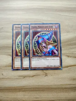 Yu-Gi-Oh! - Dark Magician Girl 3X - Complete Playset Of Common Cards - Image 1