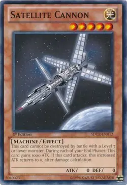 Satellite Cannon - SDCR-EN012 - Common - 1st Edition x1 - Lightly Played - Image 1