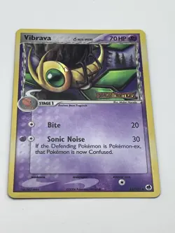 Pokemon TCG Vibrava Delta 42/101 Uncommon Card EX Dragon Frontiers - Holo- MP - Image 2