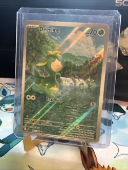 Pokemon TCG Deerling White Flare #091/086 English Illustration Rare Card - Image 2