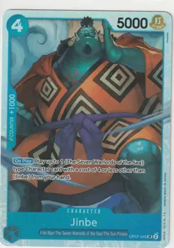 Jinbe (045) OP07-045 English SR 500 Years in the Future One Piece Card Game - Image 1
