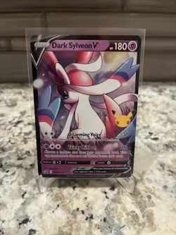 Sylveon v Dark SWSH134 Sword & Shield Promo Card 25th Anniversary Celebrations - Image 1