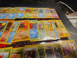 78 Pokemon Vintage Card Lot From 1999 Base Set 1 And 2 Mixed - Image 5