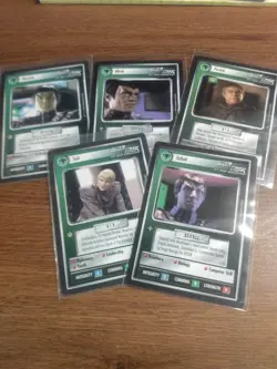 Star Trek: The Next Generation CCG- 1E BB Premiere Complete Set 363 CARDS LP/NM - Image 5