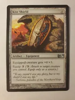 MTG Magic The Gathering Card Kite Shield Artifact Equipment M12 - Image 1