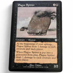 MTG Plague Spitter Invasion INV 119 Uncommon Black Creature Horror 2/2 Magic LP - Image 1