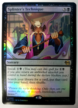 Splinter's Technique - FOIL Rare - MTG TMNT - 0080 NM - Image 1