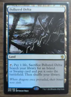 MTG Polluted Delta Non-Foil from Khans of Tarkir LP - Image 1