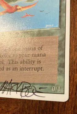 MTG Birds of Paradise Revised Edition - Signed by Artist Mark Poole - Image 5