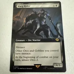 MTG / Warg Rider / LTR / #831 / Regular (Extended Art) / Rare / NM - Image 1