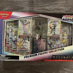 Pokemon TCG Prismatic Evolutions Premium Figure Collection In Hand Fast Shipping - Image 1