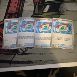 4x Poke Pad 081/088 x4 - NM Perfect Order Pokemon Playset ME03 - Image 1
