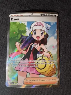 Pokemon Dawn 118/094 Me02: Phantasmal Flames Trainer-Supporter Full Art Holo - Image 1