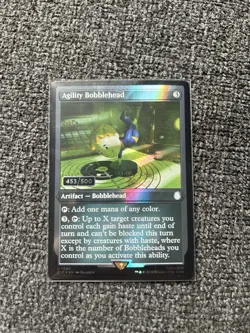 Magic MTG - Agility Bobblehead Serialized Foil 453/500 Universes Beyond Fallout - Image 3