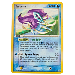 Pokemon Suicune Black Star Promo PR 30 Holo Promo Water Basic Hypno Wave LP - Image 1