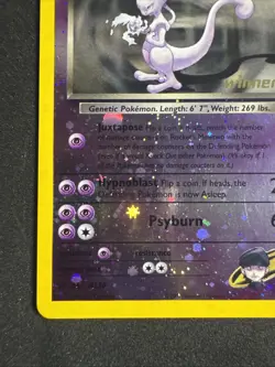 Rocket’s Mewtwo Winner Stamp #8 Best of Game NM Reverse Holo Pokemon Promo - Image 5