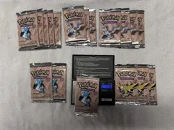 18 Packs First Edition Pokemon Fossils Booster Packs woc06071 21g And 20.6g - Image 1