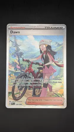 Pokemon TCG Dawn Full Art Trainer Card 129/094 Special Illustration Rare Holo - Image 2